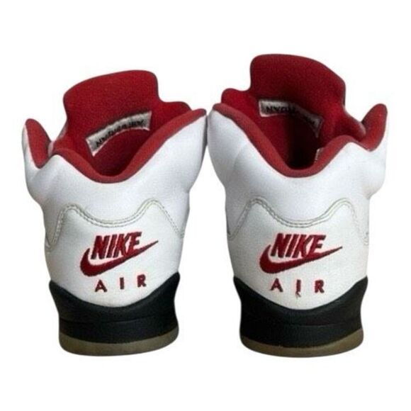 Nike Jordan 5 Size 6Y Retro Fire Red Air Mid Top Reflective Authentic Men Youth main image 4